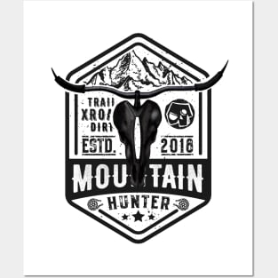 Mountain Hunter | Crazy MTB Mountainbike Shirt Posters and Art